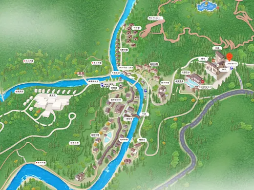 苏州结合景区手绘地图智慧导览和720全景技术，可以让景区更加“动”起来，为游客提供更加身临其境的导览体验。